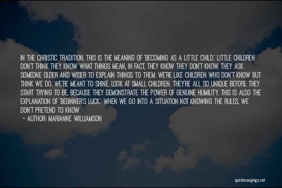 Older And Wiser Quotes By Marianne Williamson