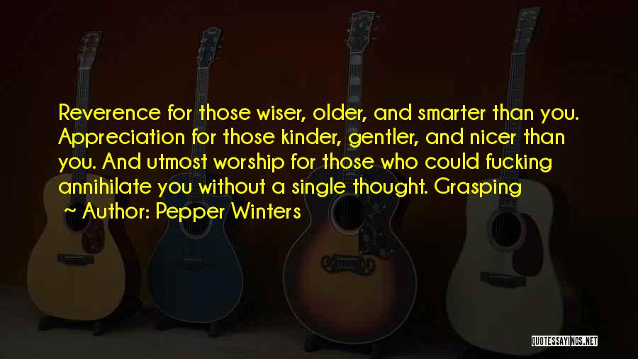 Older And Wiser Quotes By Pepper Winters