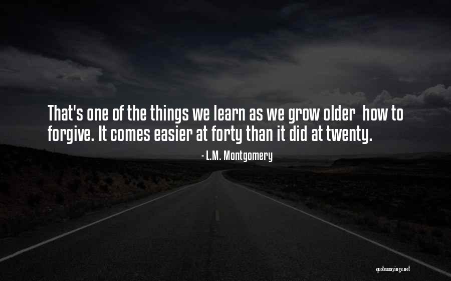 Older Quotes By L.M. Montgomery