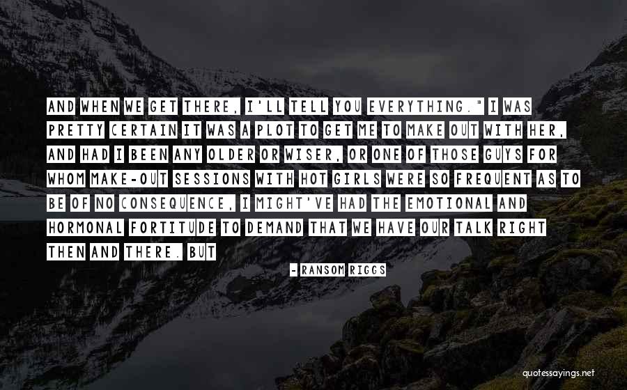 Older You Get The Wiser Quotes By Ransom Riggs Older You Get The Wiser Quotes By Ransom Riggs