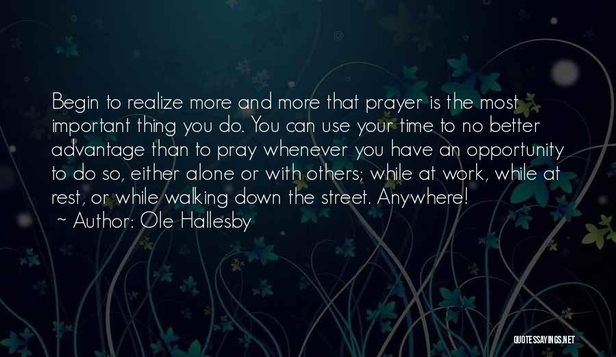 Ole Hallesby Quotes 1415056