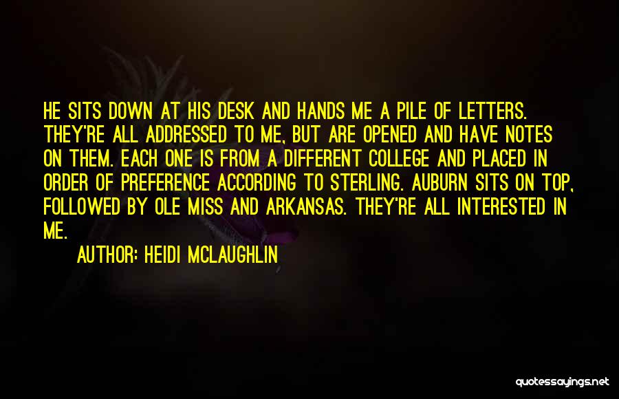 Ole Miss Quotes By Heidi McLaughlin