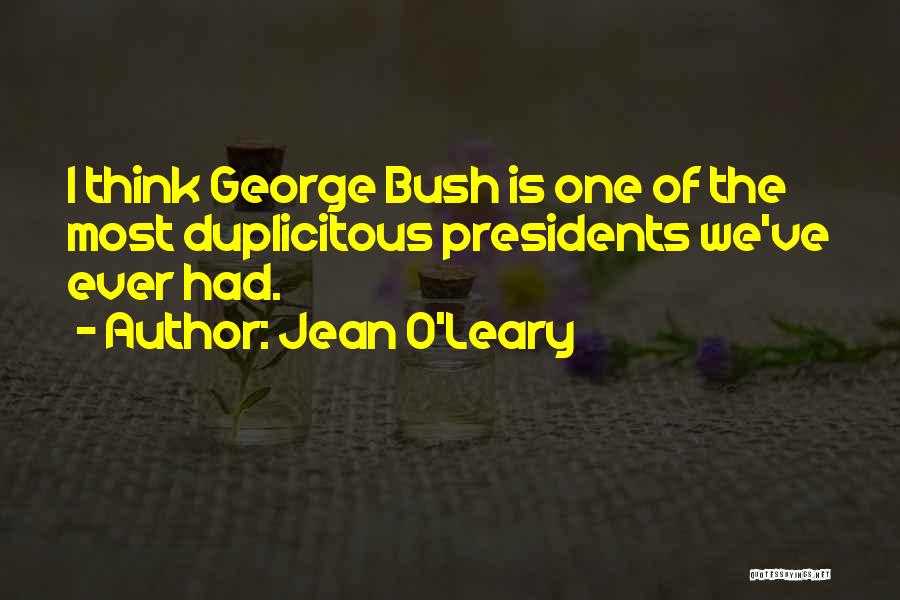 O'leary Quotes By Jean O'Leary