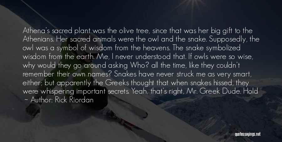 Olive Tree Quotes By Rick Riordan