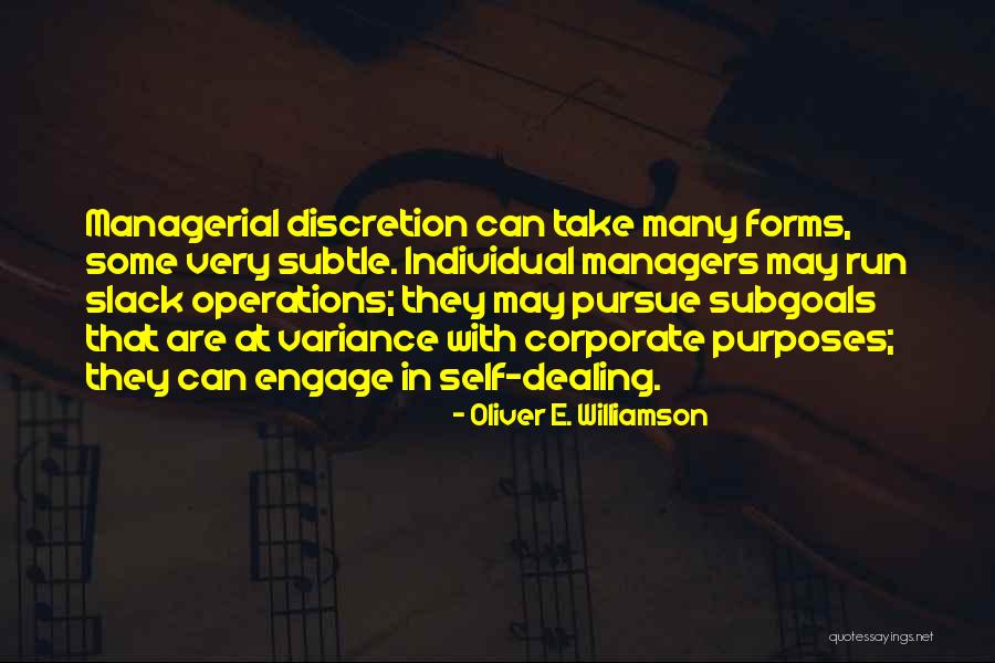 Oliver E. Williamson Quotes 750647