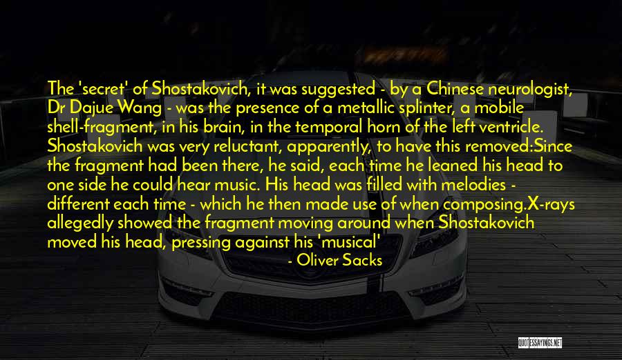Oliver Sacks Quotes 1198584 Oliver Sacks Quotes 1198584