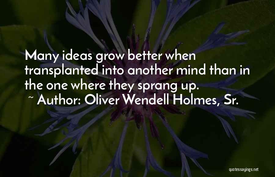 Oliver Wendell Holmes, Sr. Quotes 814145