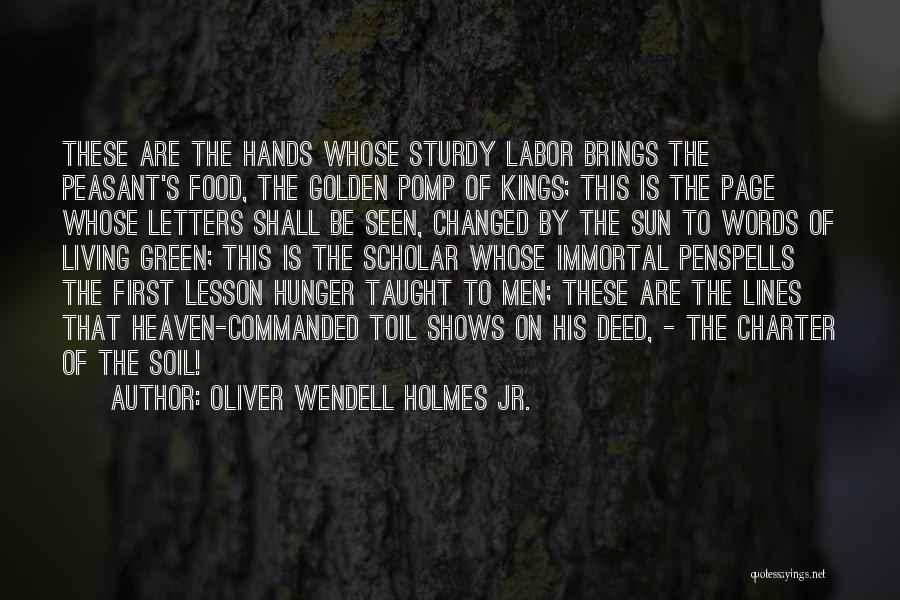 Oliver Wendell Quotes By Oliver Wendell Holmes Jr.