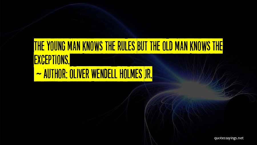 Oliver Wendell Quotes By Oliver Wendell Holmes Jr.