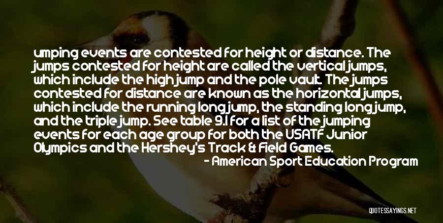 Olympics Games Quotes By American Sport Education Program