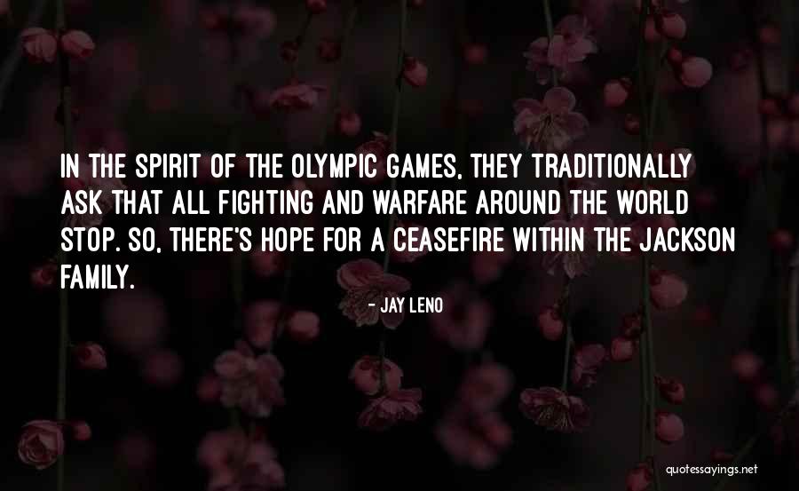 Olympics Games Quotes By Jay Leno