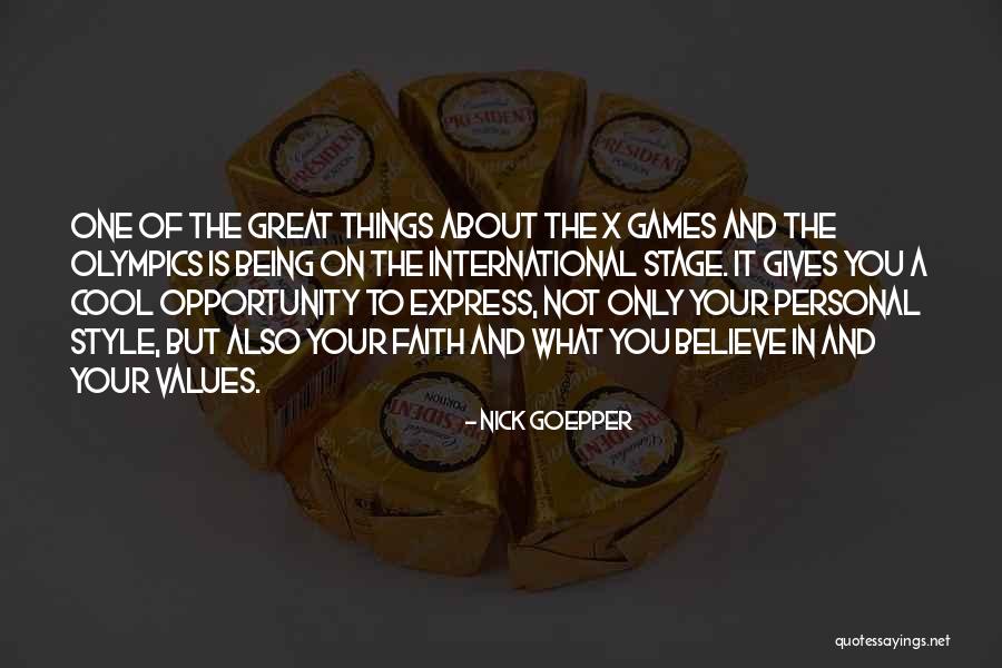 Olympics Games Quotes By Nick Goepper