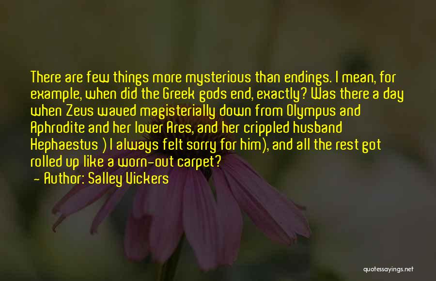 Olympus Down Quotes By Salley Vickers