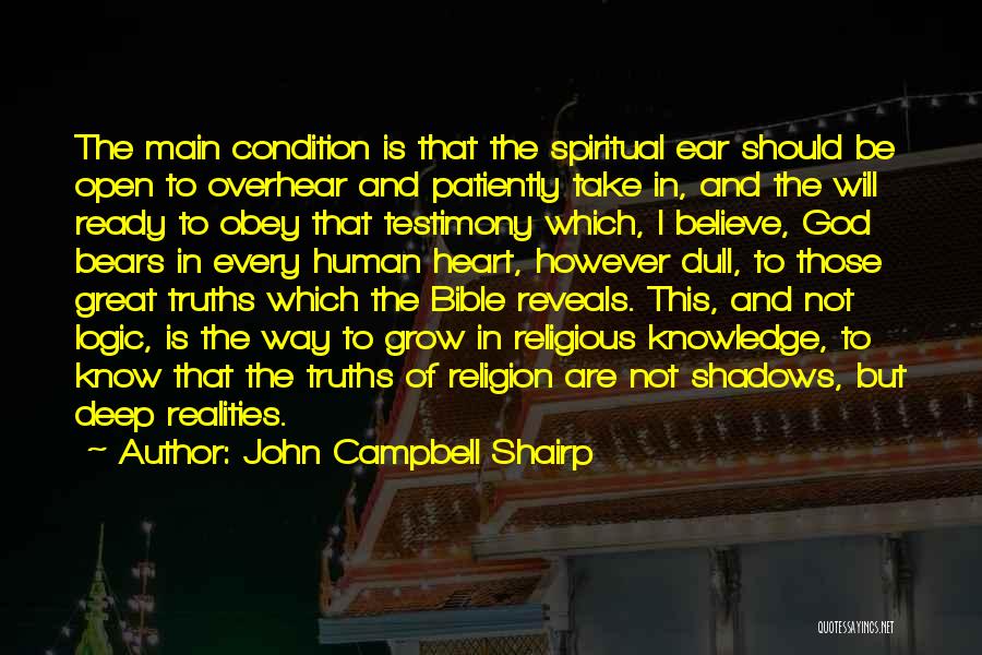 Omam Context Quotes By John Campbell Shairp
