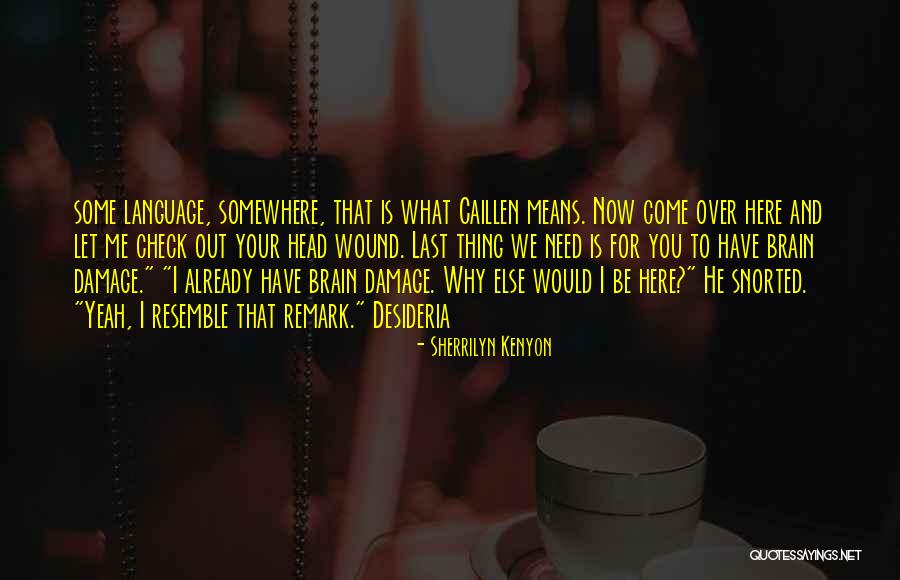 Ombeline Brun Quotes By Sherrilyn Kenyon Ombeline Brun Quotes By Sherrilyn Kenyon