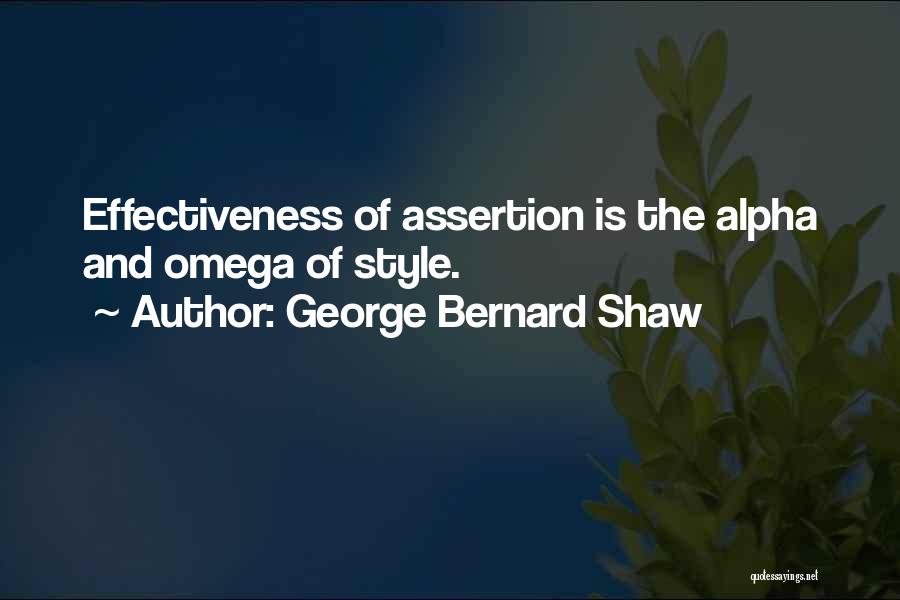 Omega Quotes By George Bernard Shaw