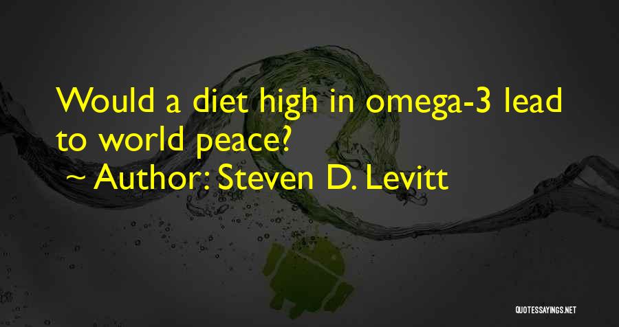 Omega Quotes By Steven D. Levitt