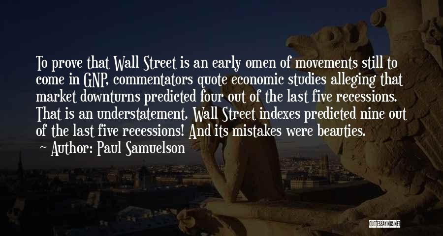 Omen 3 Quotes By Paul Samuelson