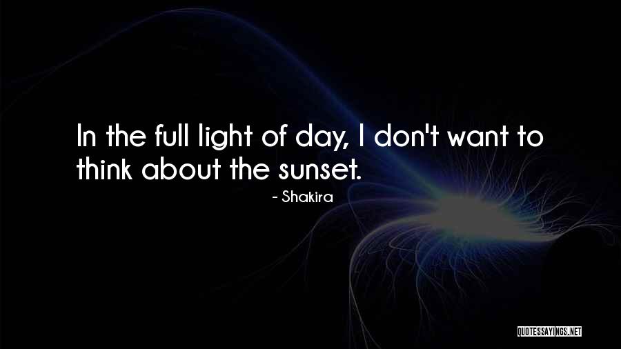 Ominously Example Quotes By Shakira