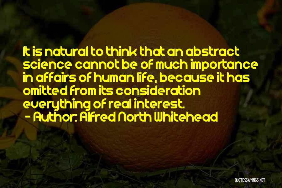 Omitted Quotes By Alfred North Whitehead