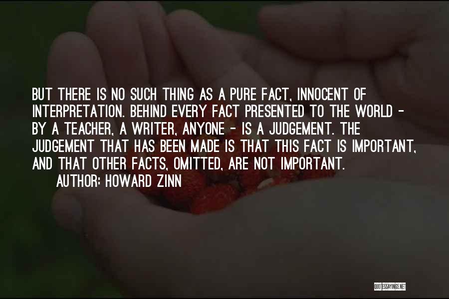 Omitted Quotes By Howard Zinn