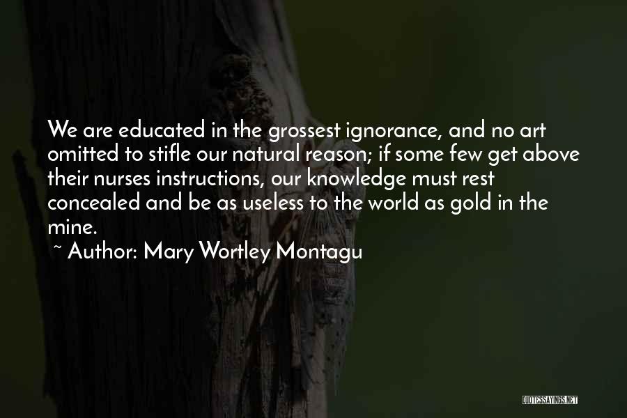 Omitted Quotes By Mary Wortley Montagu