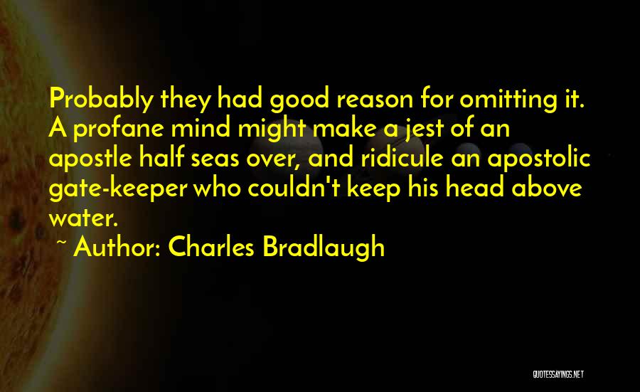 Omitting Quotes By Charles Bradlaugh