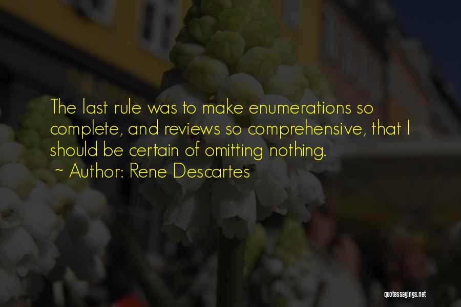 Omitting Quotes By Rene Descartes