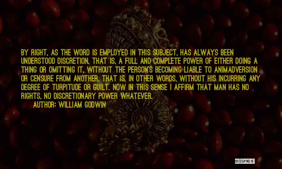 Omitting Quotes By William Godwin
