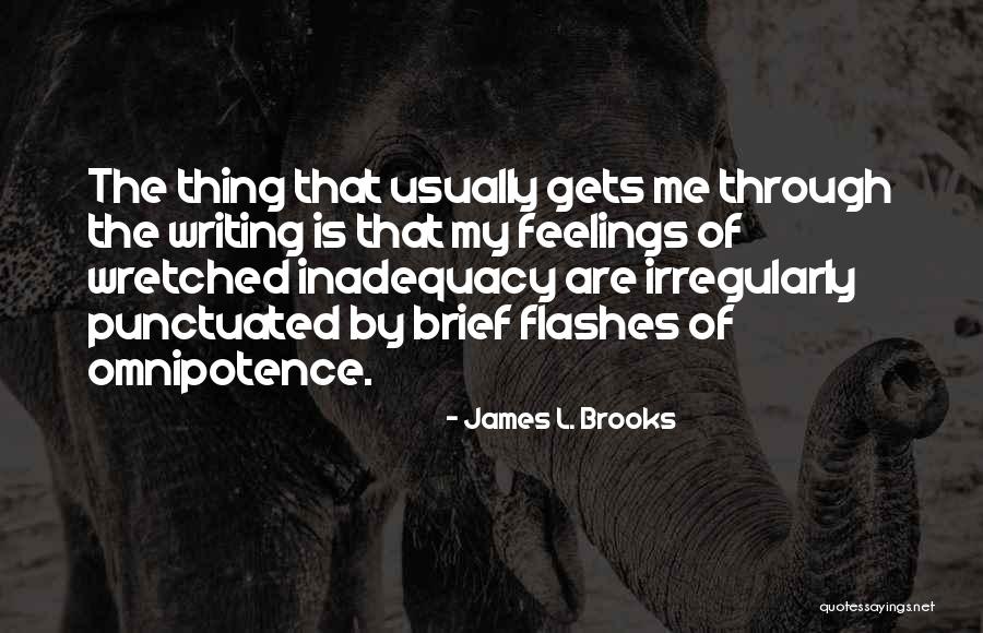 Omnipotence Quotes By James L. Brooks