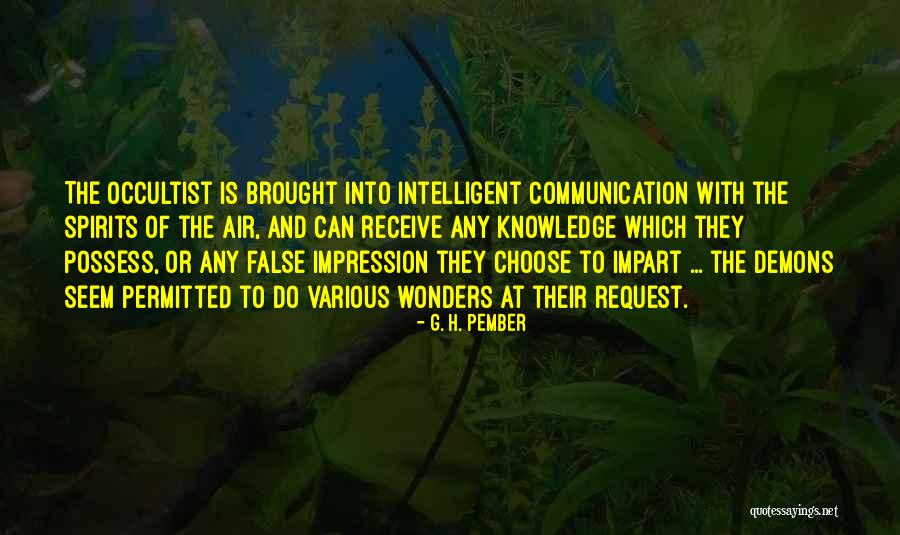 Omnipotente Omnisciente Quotes By G. H. Pember Omnipotente Omnisciente Quotes By G. H. Pember