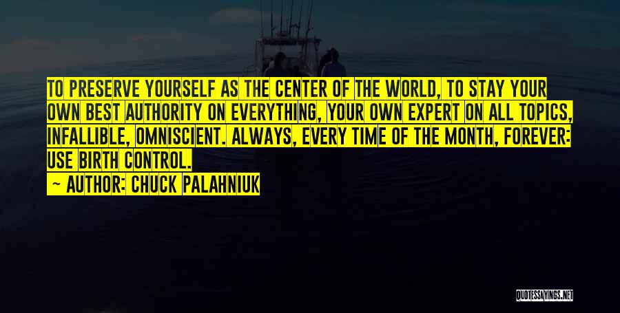 Omniscient Quotes By Chuck Palahniuk