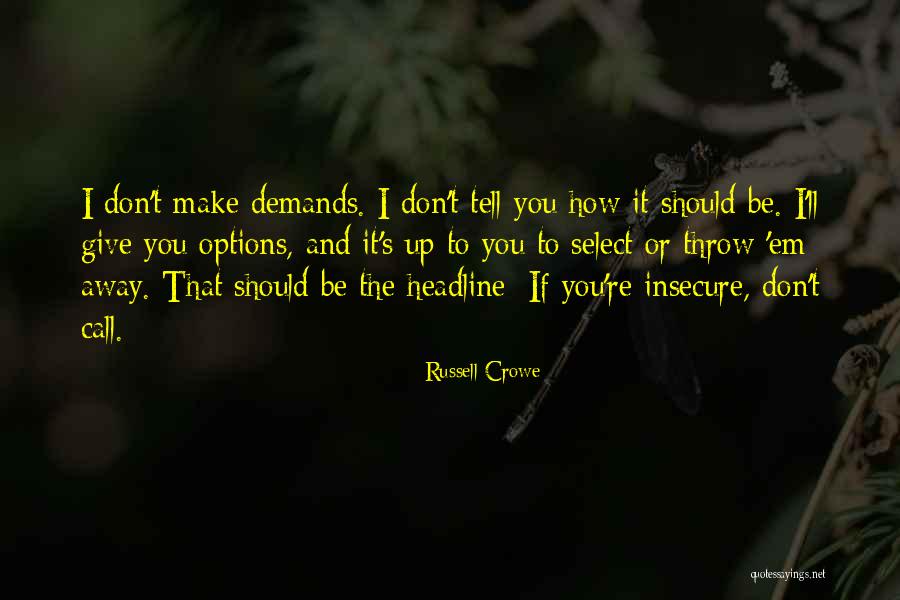 Omran Holding Quotes By Russell Crowe Omran Holding Quotes By Russell Crowe