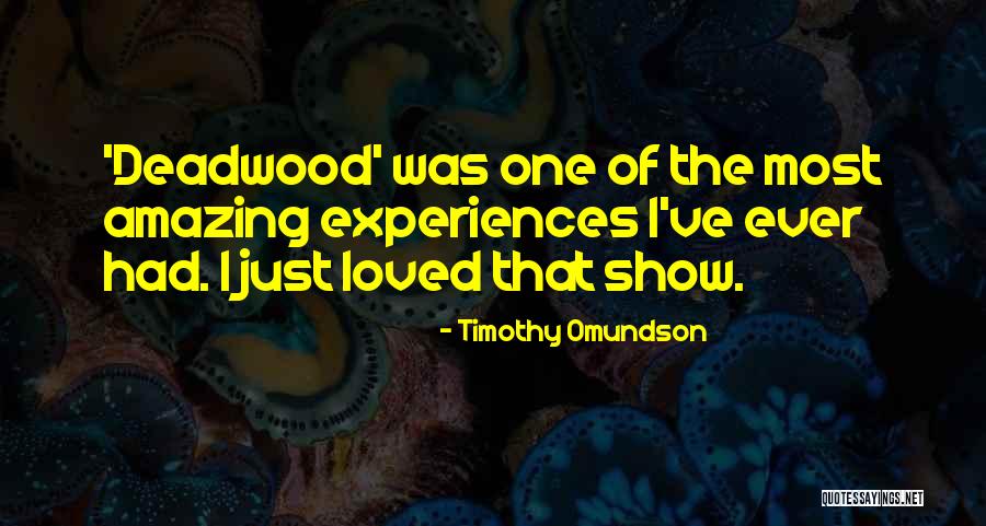 Omundson Quotes By Timothy Omundson Omundson Quotes By Timothy Omundson