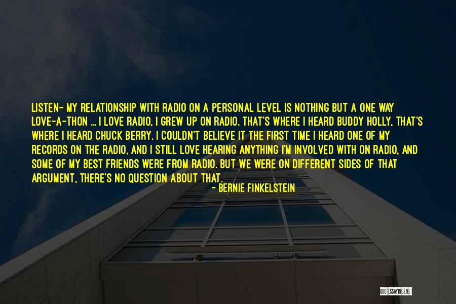 On A Different Level Quotes By Bernie Finkelstein