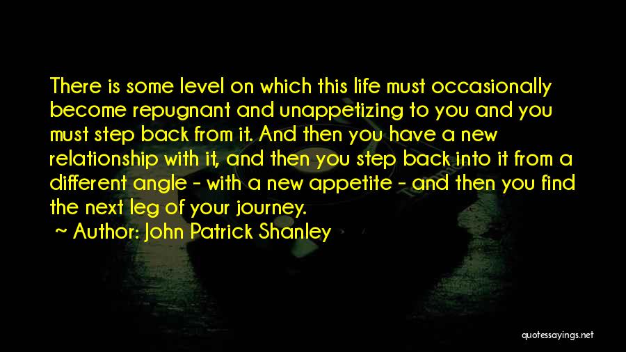 On A Different Level Quotes By John Patrick Shanley