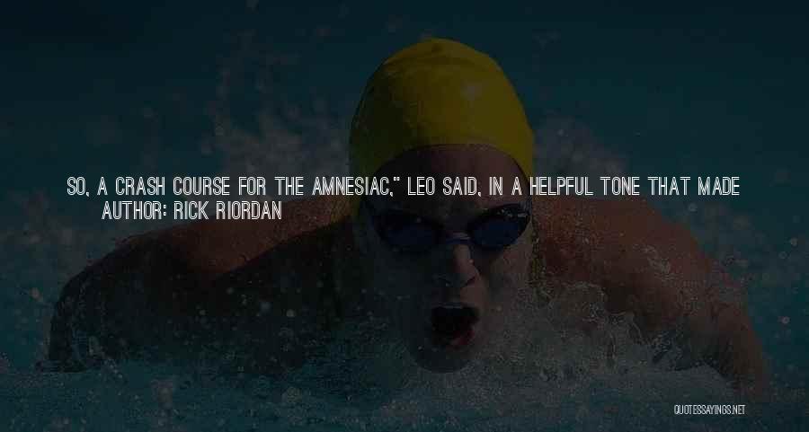 On And Off The Field Quotes By Rick Riordan