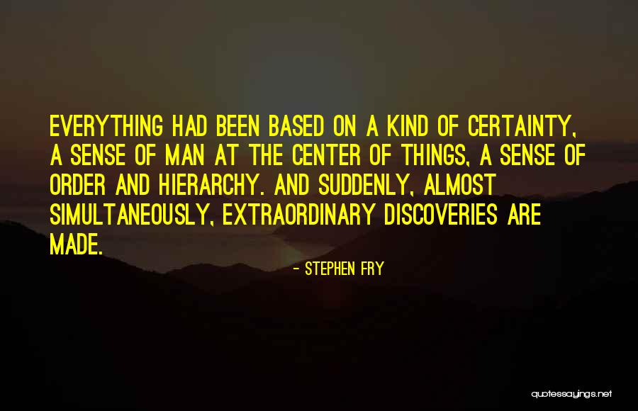 On Certainty Quotes By Stephen Fry On Certainty Quotes By Stephen Fry