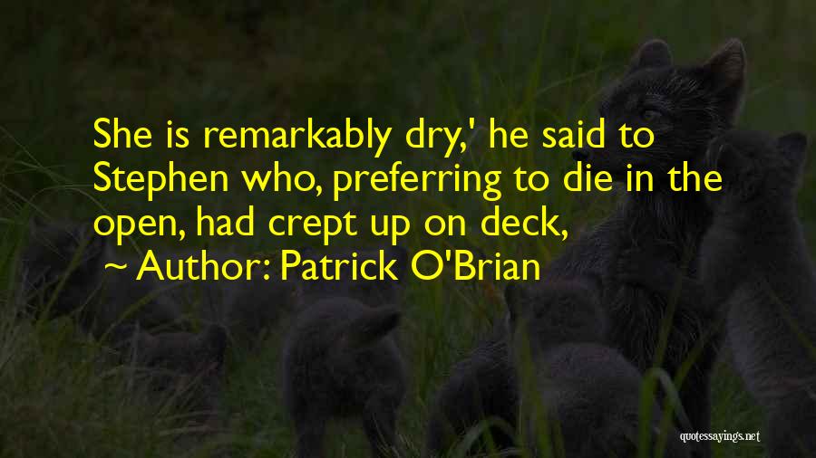 On Deck Quotes By Patrick O'Brian