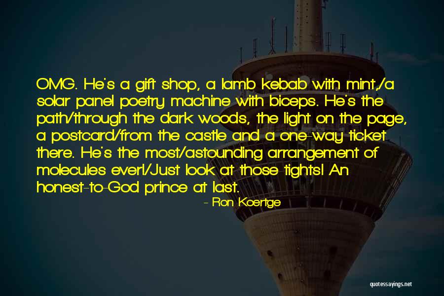 On God Quotes By Ron Koertge On God Quotes By Ron Koertge