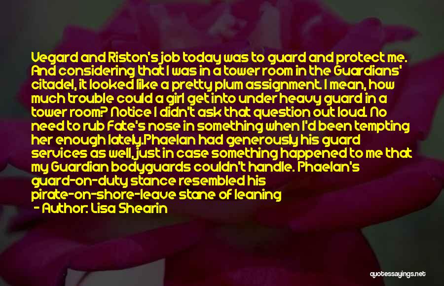 On Guard Quotes By Lisa Shearin