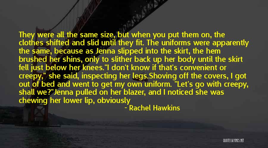 On Her Knees Quotes By Rachel Hawkins