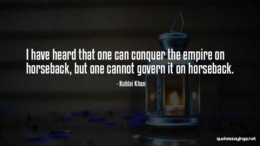 On Horseback Quotes By Kublai Khan On Horseback Quotes By Kublai Khan