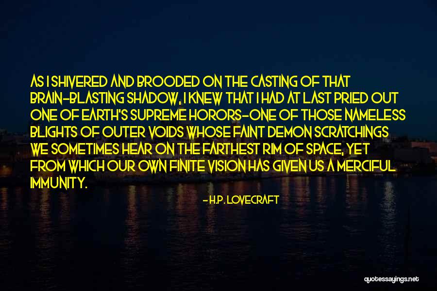 On Immunity Quotes By H.P. Lovecraft On Immunity Quotes By H.P. Lovecraft