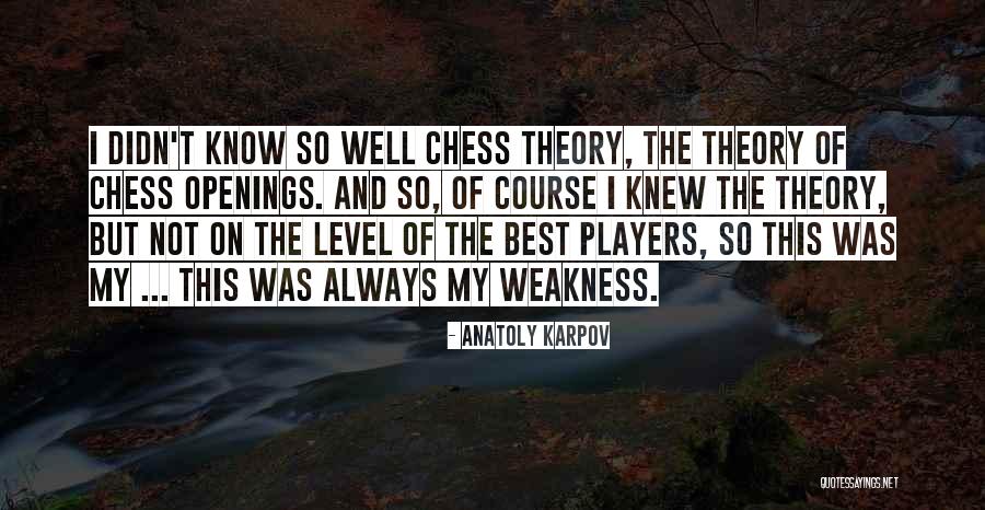 On My Level Quotes By Anatoly Karpov On My Level Quotes By Anatoly Karpov