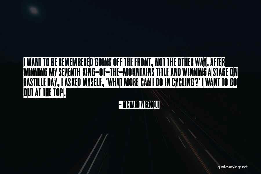 On My Way To The Top Quotes By Richard Virenque On My Way To The Top Quotes By Richard Virenque