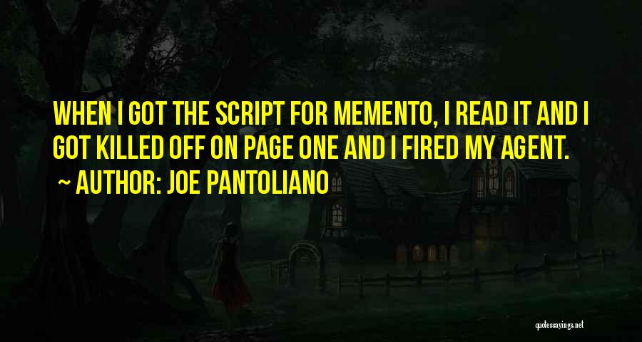 On Off Quotes By Joe Pantoliano