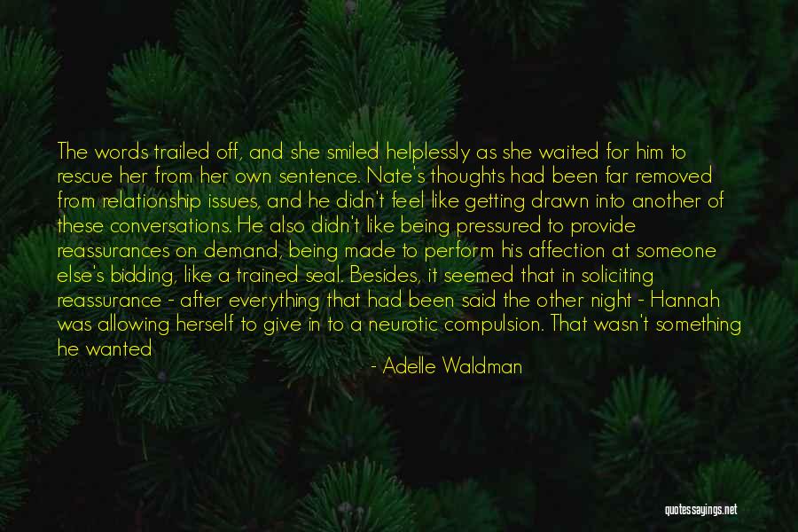 On Off Relationship Quotes By Adelle Waldman On Off Relationship Quotes By Adelle Waldman