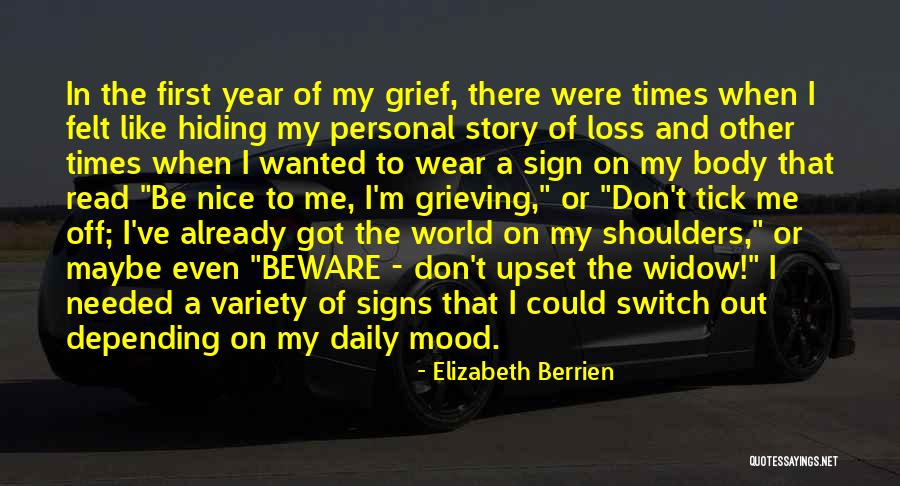 On Off Switch Quotes By Elizabeth Berrien