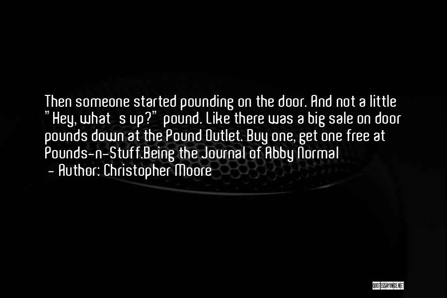 On Sale Quotes By Christopher Moore